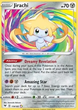 Jirachi – Vivid Voltage (119) – Near Mint – FR