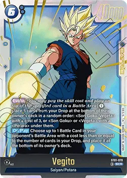 Vegito (ST01-070) (V.1 – Secret Rare) – Story Booster 01 [Fusion World] – Near Mint – EN