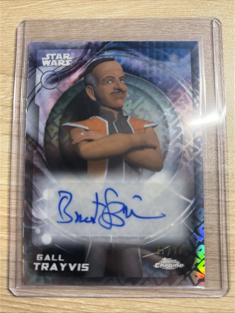 2026 Topps Chrome Star Wars Logofractor Auto /77 Brent Spiner as Gall Trayvis – Near Mint – Auto