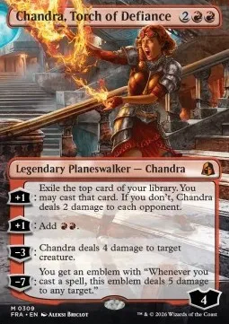 Chandra, Torch of Defiance – Reality Fracture: Extras (309) [EN] – Near Mint