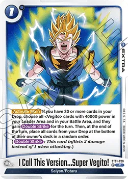 I Call This Version…Super Vegito! (ST01-026) – Story Booster 01 [Fusion World] – Near Mint – EN