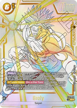 Broly (ST01-050) (V.2 – Alternate Art) – Story Booster 01 [Fusion World] – Near Mint – EN