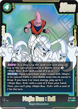 Majin Buu : Evil (ST01-036) (V.1 – Super Rare) – Story Booster 01 [Fusion World] – Near Mint – EN